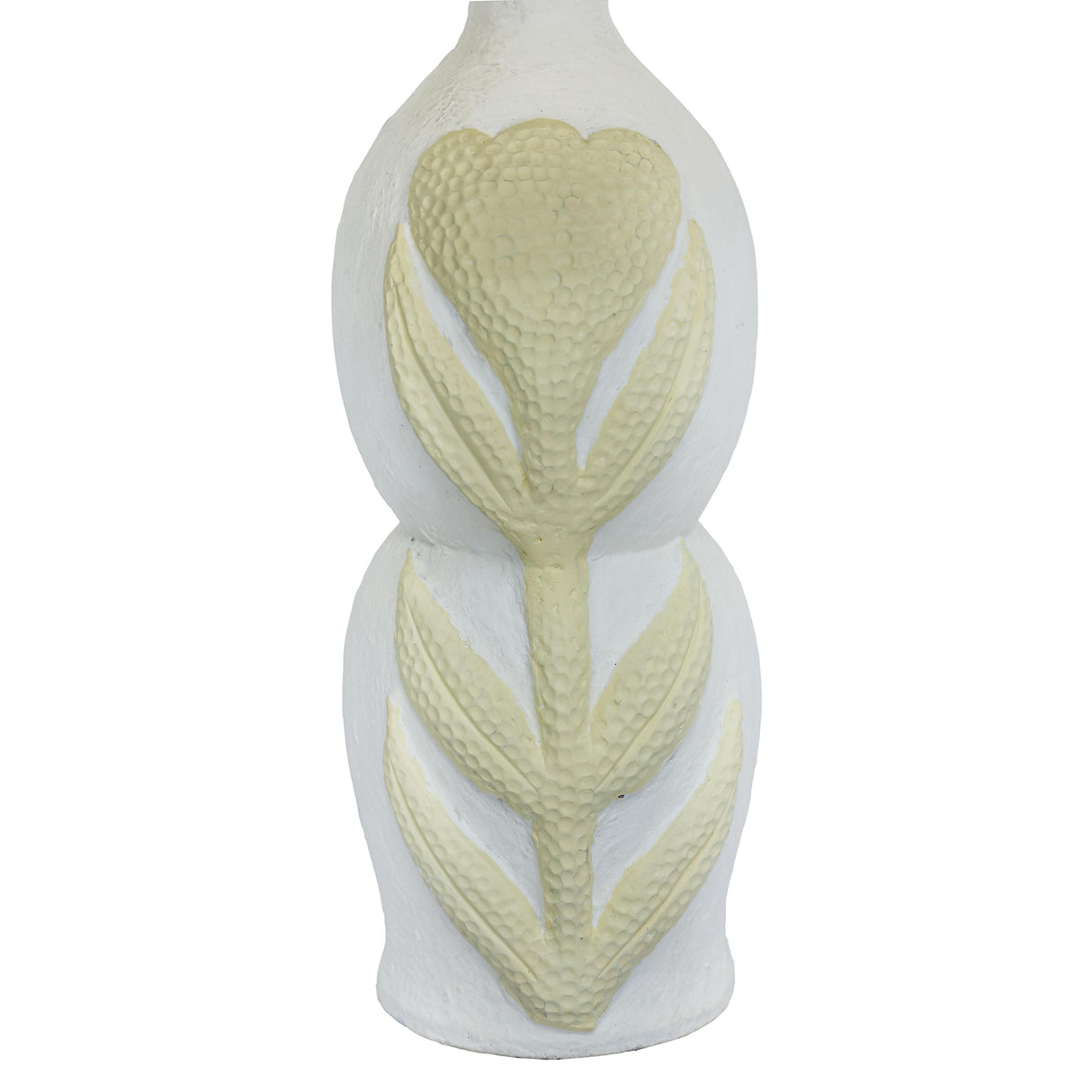 TOV Edith Curved Papier Mache Flower Pleated Table Lamp