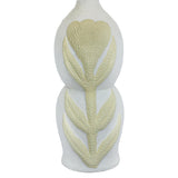 TOV Edith Curved Papier Mache Flower Pleated Table Lamp