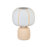 TOV Margate Pink Peach Cotton Mache Table Lamp