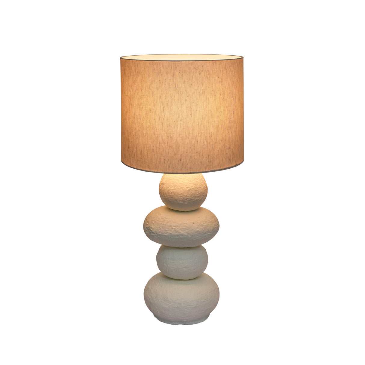 TOV Pebble Cream Table Lamp