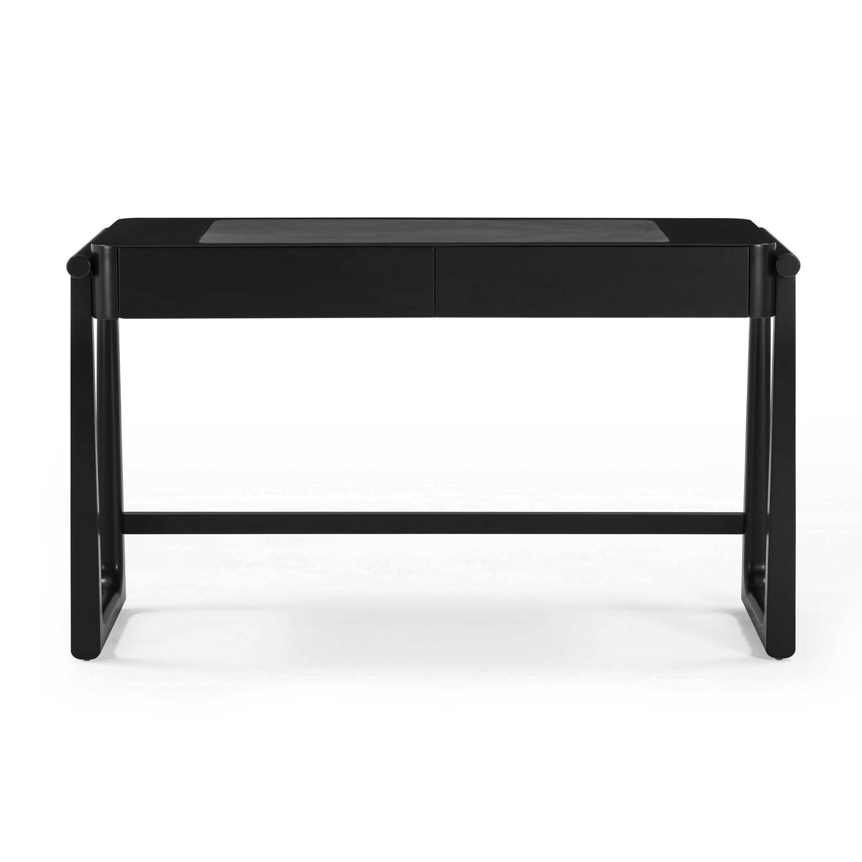 TOV Alfalfa Black 2 Drawer Desk