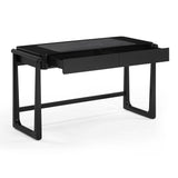 TOV Alfalfa Black 2 Drawer Desk