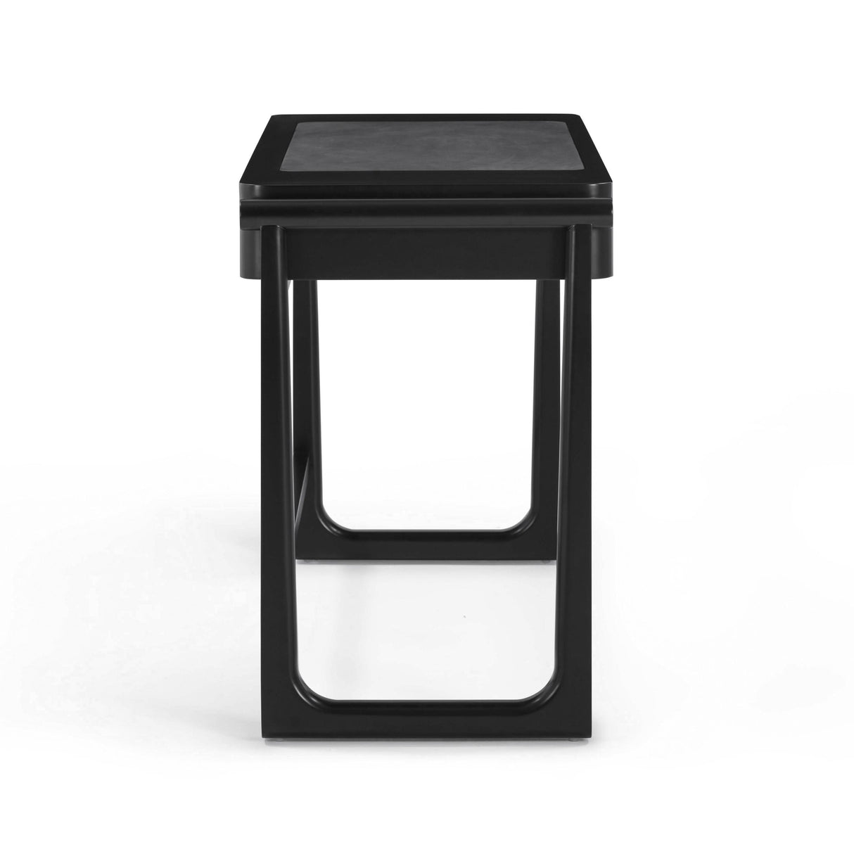 TOV Alfalfa Black 2 Drawer Desk