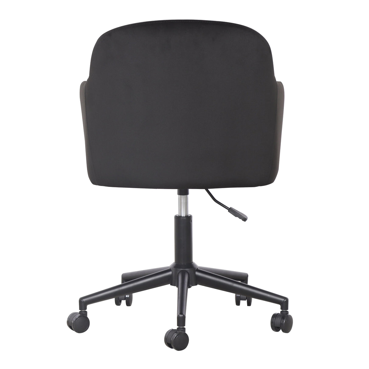 TOV Sydney Black Performance Velvet Office Desk Chair