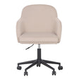 TOV Sydney Taupe Performance Velvet Office Desk Chair