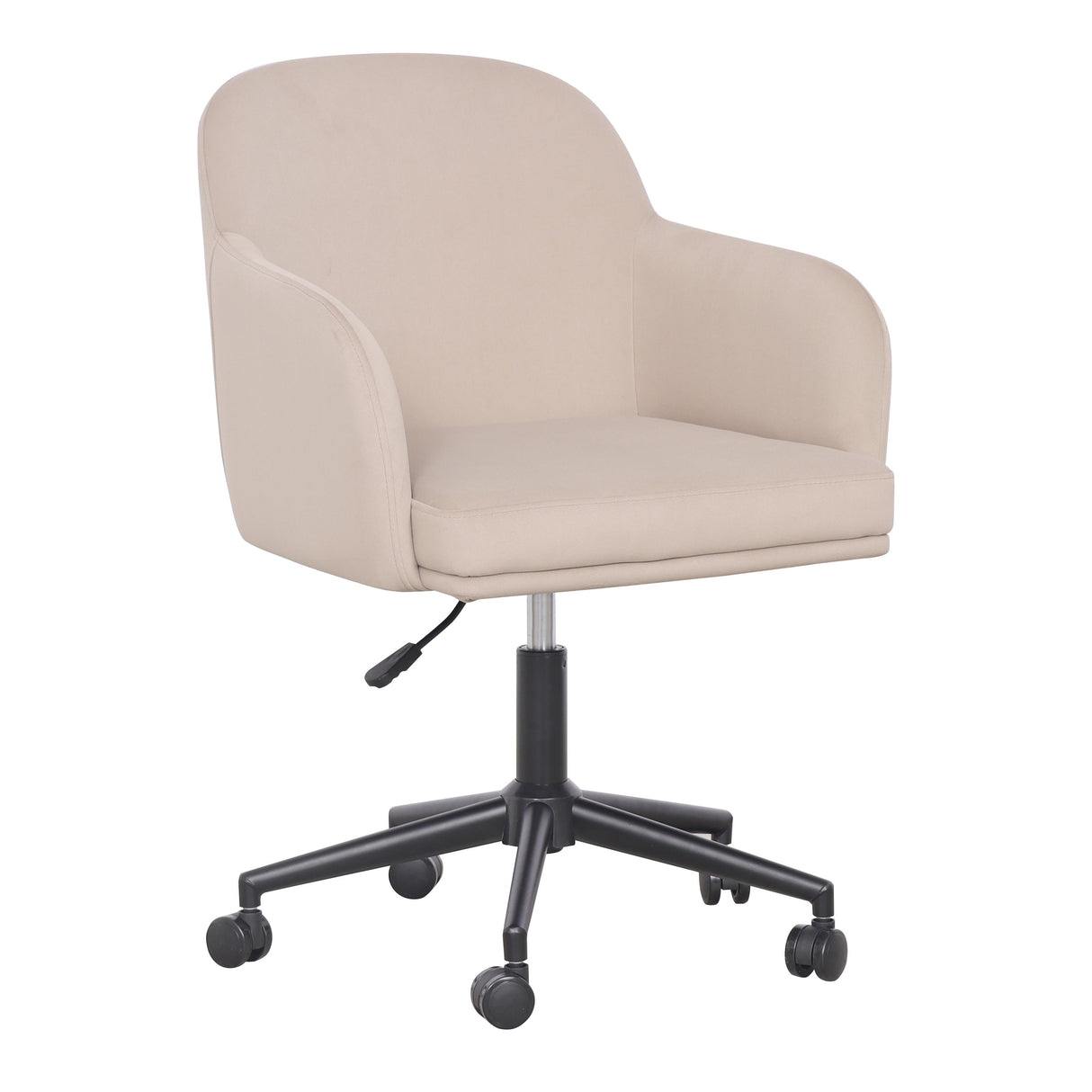 TOV Sydney Taupe Performance Velvet Office Desk Chair