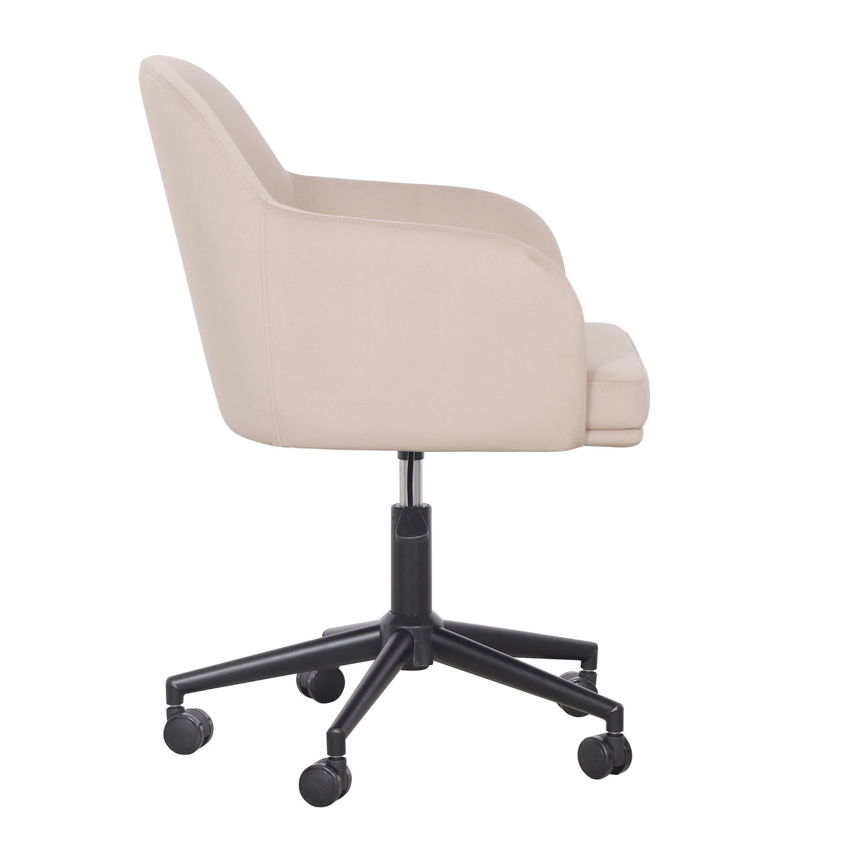 TOV Sydney Taupe Performance Velvet Office Desk Chair