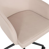 TOV Sydney Taupe Performance Velvet Office Desk Chair