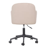 TOV Sydney Taupe Performance Velvet Office Desk Chair