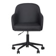 TOV Sydney Black Performance Vegan Leather Office Desk Chair