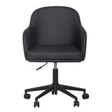 TOV Sydney Black Performance Vegan Leather Office Desk Chair