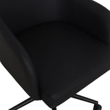 TOV Sydney Black Performance Vegan Leather Office Desk Chair