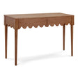 TOV Oodle Walnut 2-Drawer Desk