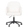 TOV Sydney Cream Performance Vegan Leather Office Desk Chair