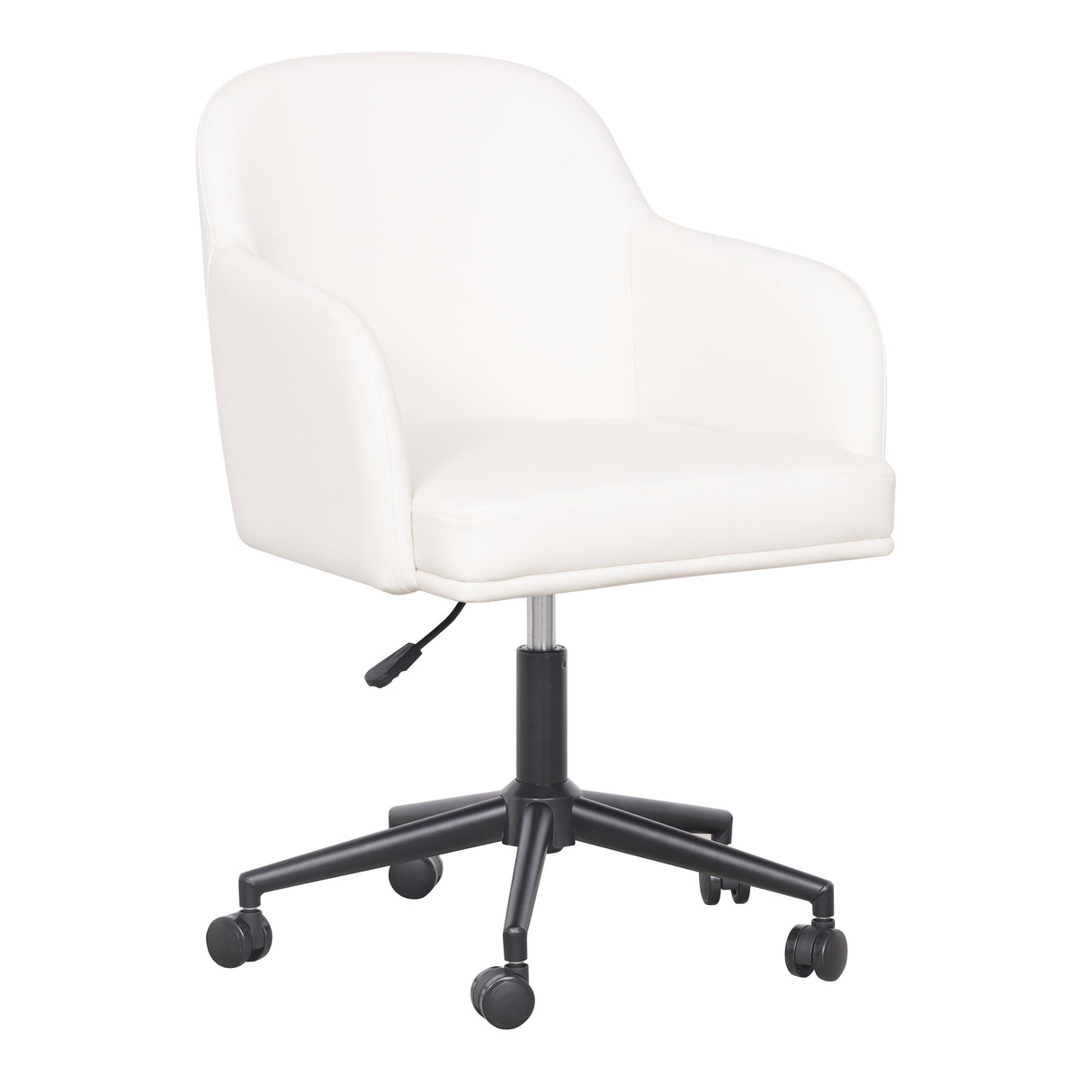 TOV Sydney Cream Performance Vegan Leather Office Desk Chair