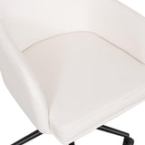 TOV Sydney Cream Performance Vegan Leather Office Desk Chair