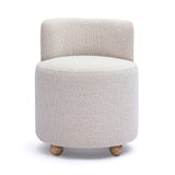 TOV Hakuna Cream Boucle Desk Chair