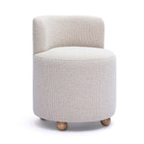 TOV Hakuna Cream Boucle Desk Chair