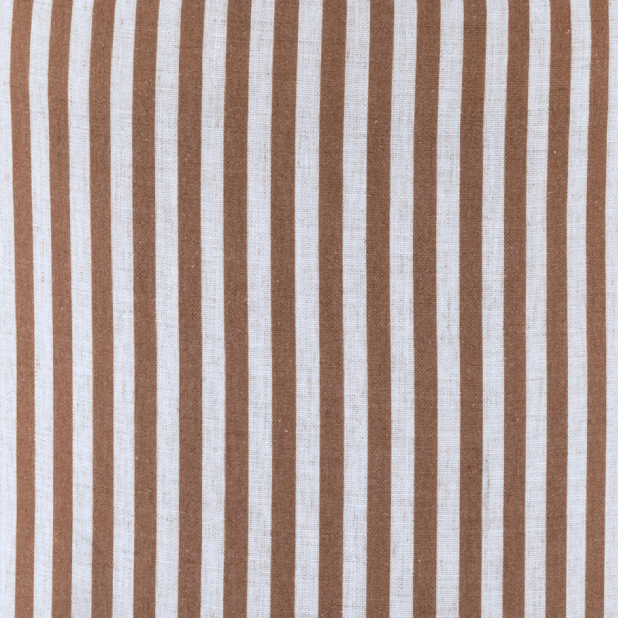TOV Alyssa Brown Striped Linen Rolling Desk Chair