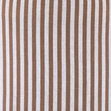 TOV Alyssa Brown Striped Linen Rolling Desk Chair
