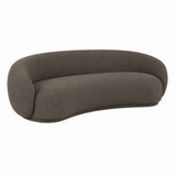 TOV Kendall 90" Java Brown Textured Chenille Sofa
