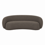 TOV Kendall 90" Java Brown Textured Chenille Sofa