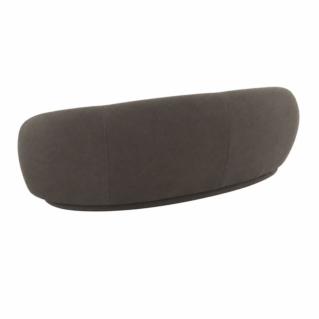 TOV Kendall 90" Java Brown Textured Chenille Sofa