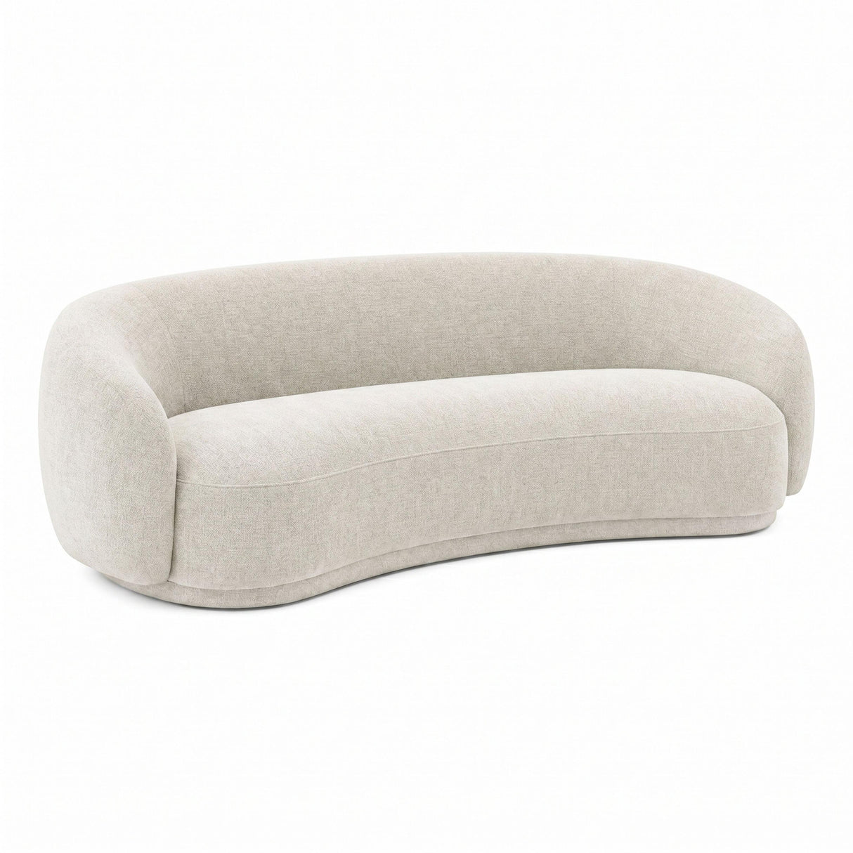 TOV Kendall 90" Sand 2-Tone Chenille Sofa