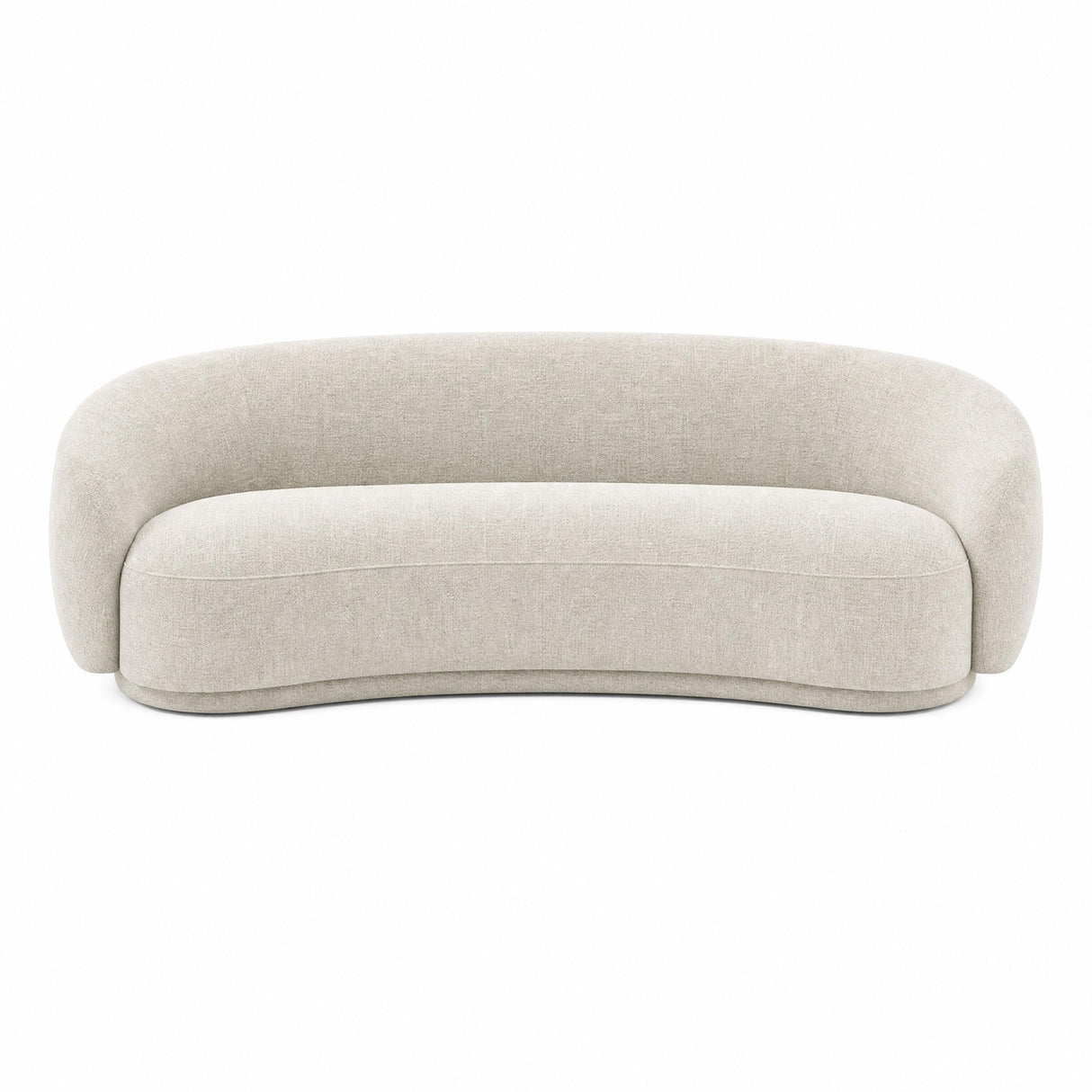 TOV Kendall 90" Sand 2-Tone Chenille Sofa