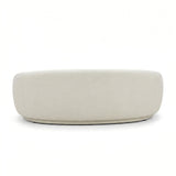 TOV Kendall 90" Cream Textured Chenille Sofa