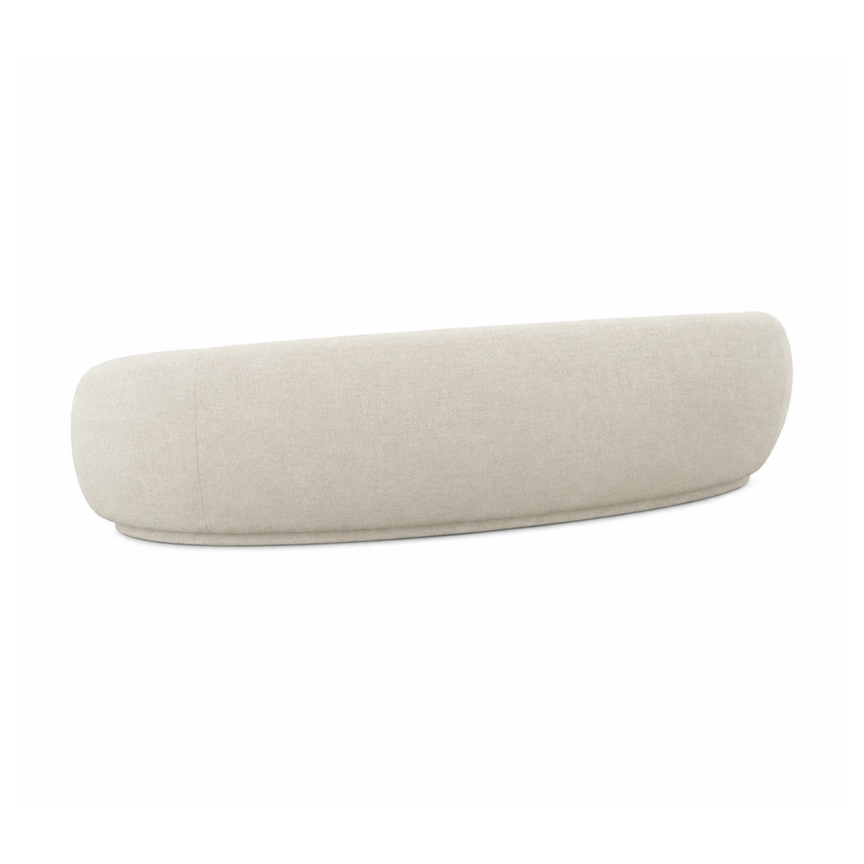 TOV Kendall 120" Sand 2-Tone Chenille Sofa