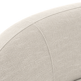 TOV Kendall 120" Sand 2-Tone Chenille Sofa