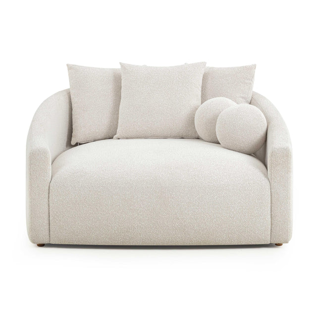 TOV Hanim Cream Boucle Daybed