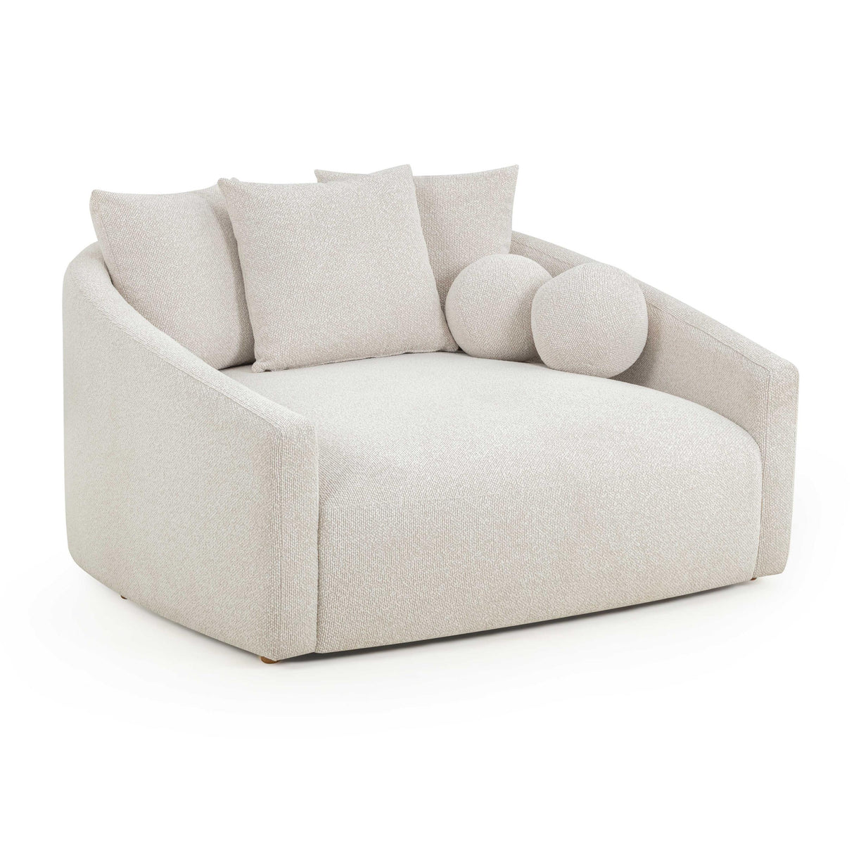 TOV Hanim Cream Boucle Daybed