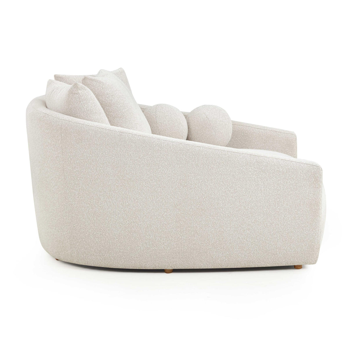 TOV Hanim Cream Boucle Daybed