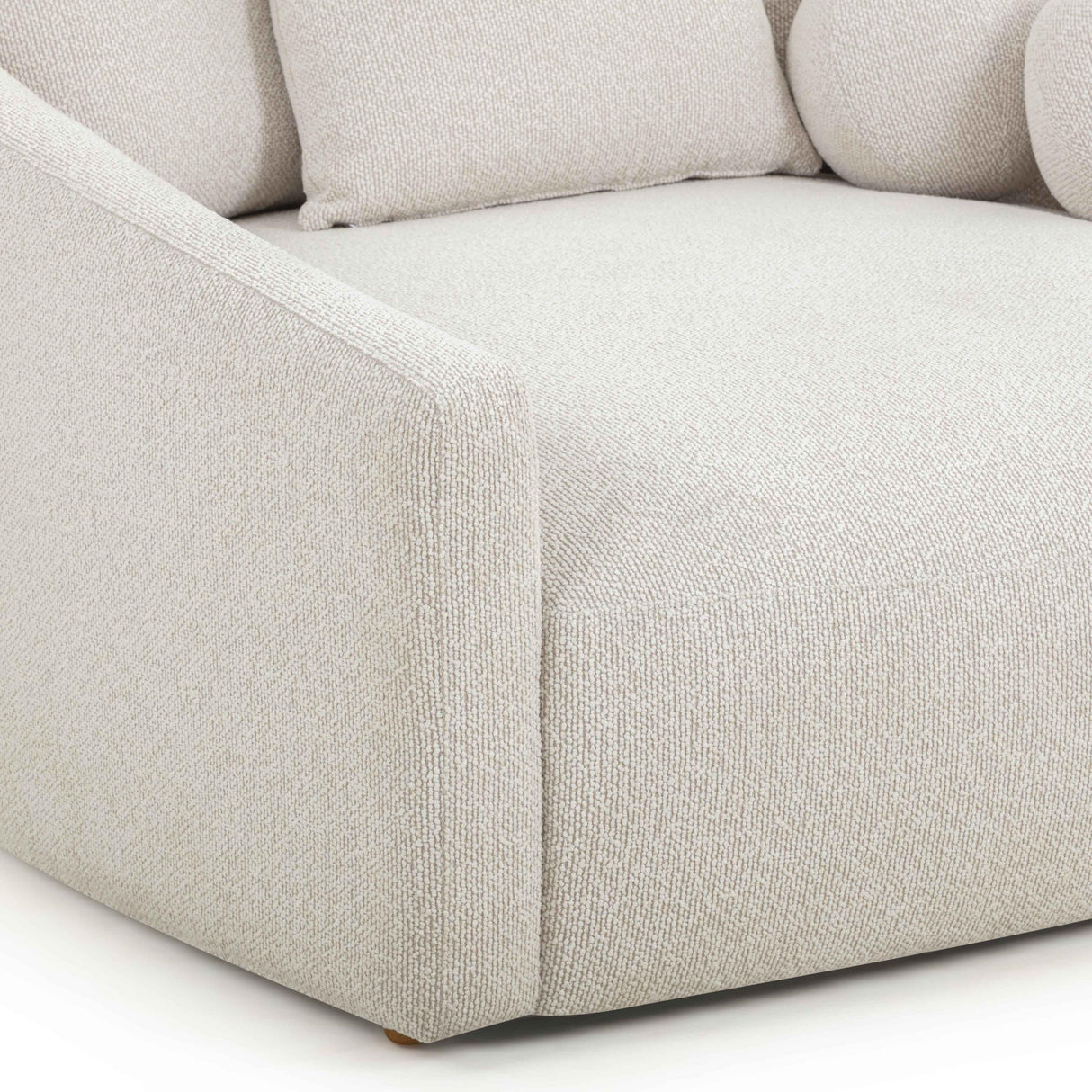 TOV Hanim Cream Boucle Daybed