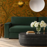 TOV Beckham Forest Green Performance Chenille 96 inch Sofa
