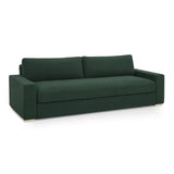 TOV Beckham Forest Green Performance Chenille 96 inch Sofa