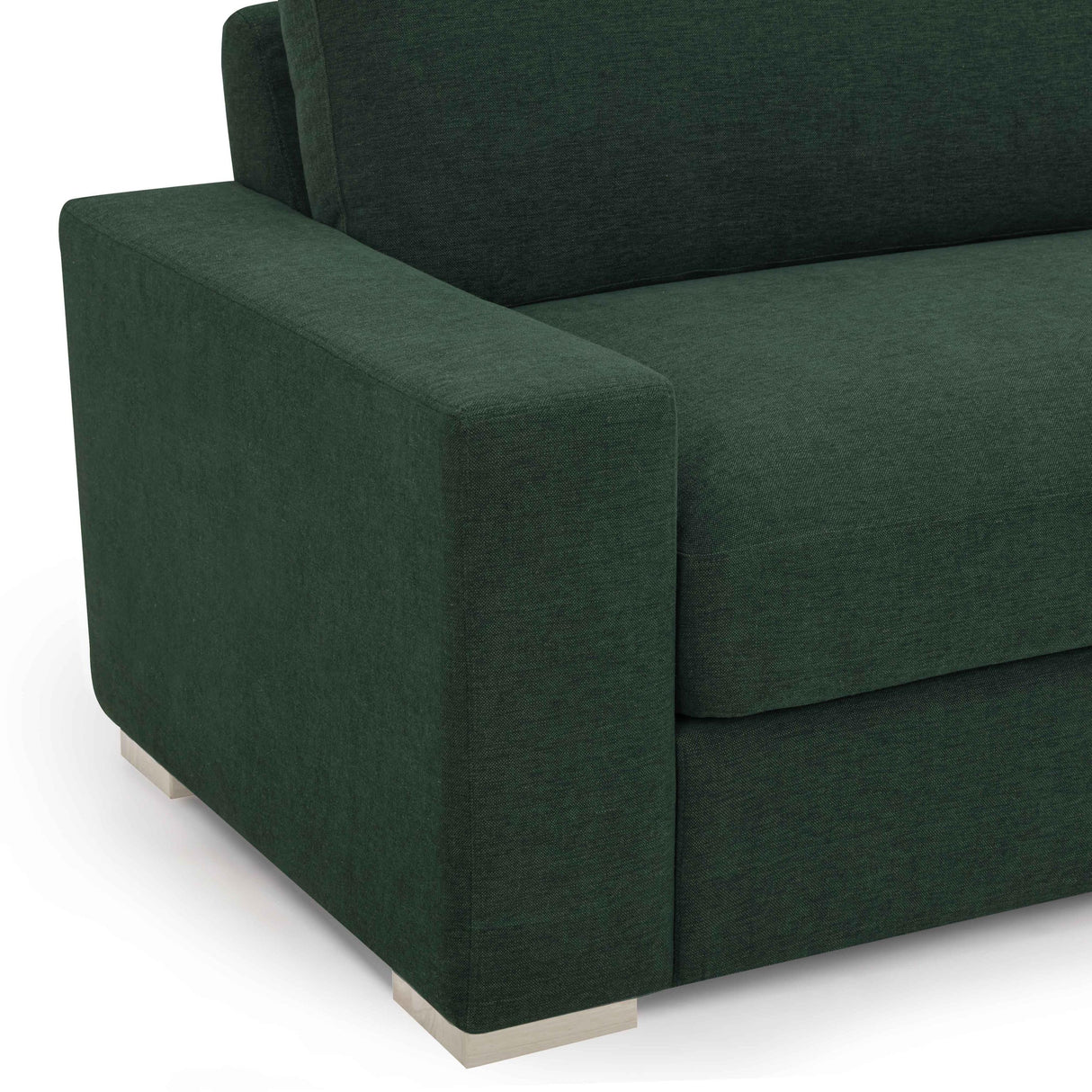 TOV Beckham Forest Green Performance Chenille 96 inch Sofa