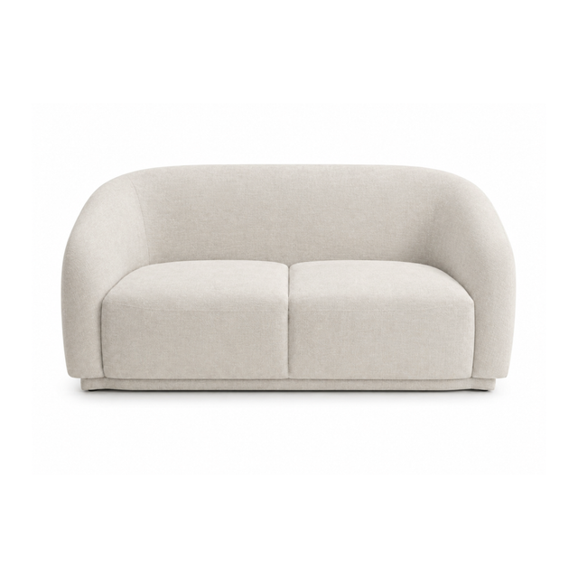 TOV Yara Sand Distressed Chenille Loveseat