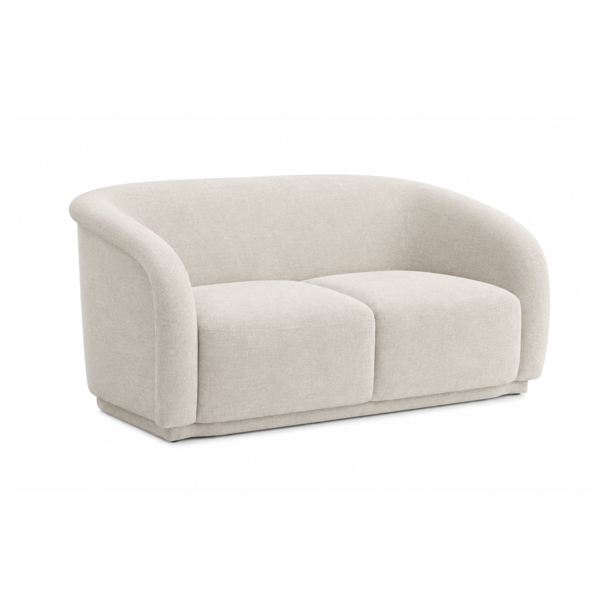TOV Yara Sand Distressed Chenille Loveseat