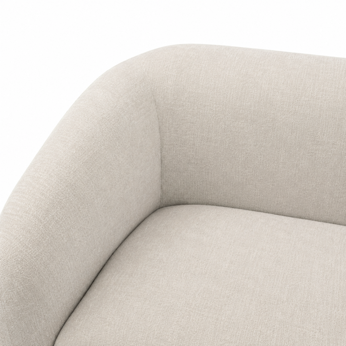 TOV Yara Sand Distressed Chenille Loveseat