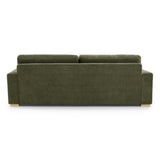 TOV Beckham 96" Olive Green Upcycled Chenille Sofa