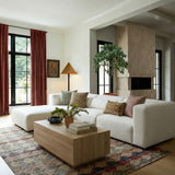 TOV Tarra Cream Chenille Modular LAF Chaise