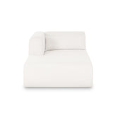 TOV Tarra Cream Chenille Modular LAF Chaise