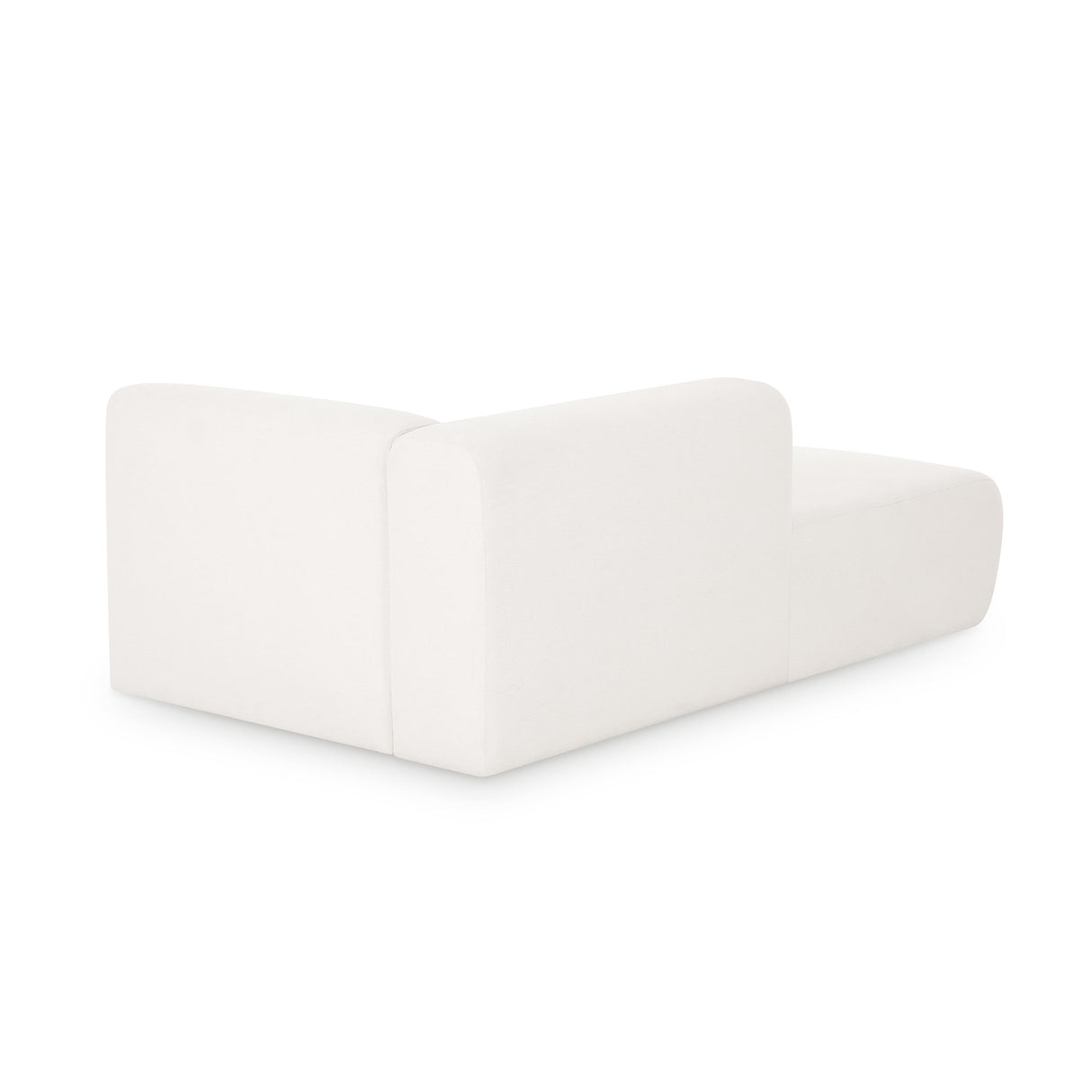 TOV Tarra Cream Chenille Modular LAF Chaise