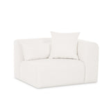 TOV Tarra Cream Chenille Modular RAF Corner Chair