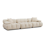 TOV Calliope Cream Performance Velvet Modular Sofa