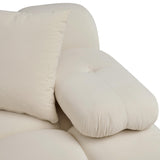 TOV Calliope Cream Performance Velvet Modular Sofa