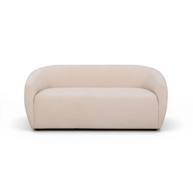 TOV Jordan Blush Pink Textured Velvet Loveseat